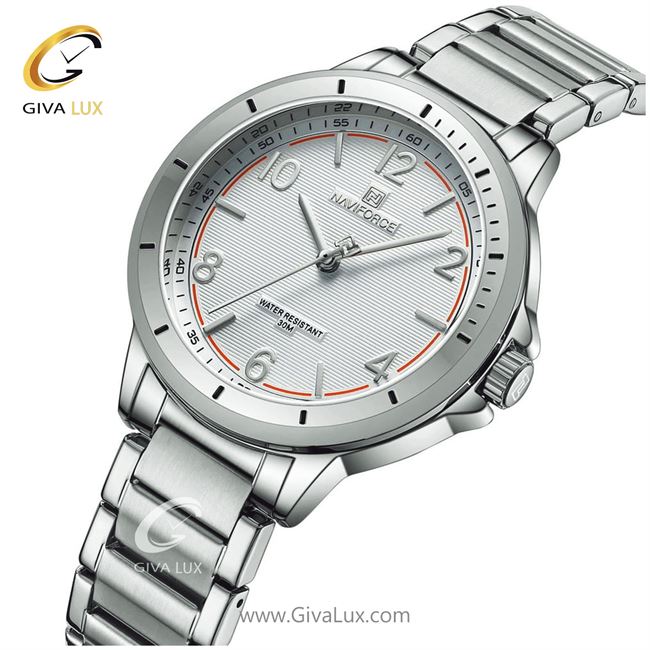 ساعت مچی زنانه بند فلزی نوی فورس NF5021 5021SW1.jpg