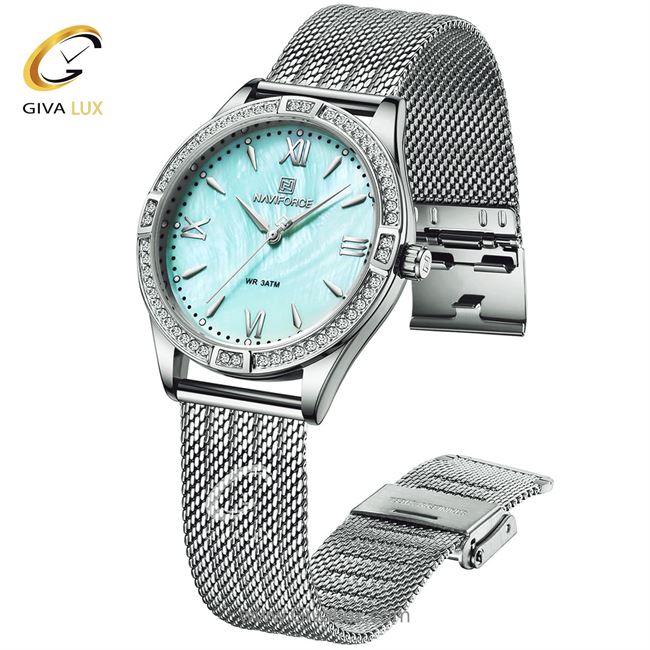 ساعت مچی زنانه بند فلزی نوی فورس NF5028 5028sbe2.jpg