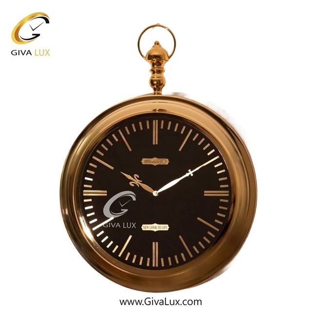 ساعت دیواری اورجینال بتیس آلیاژ فلزی طلایی| کد رفرنس 5030