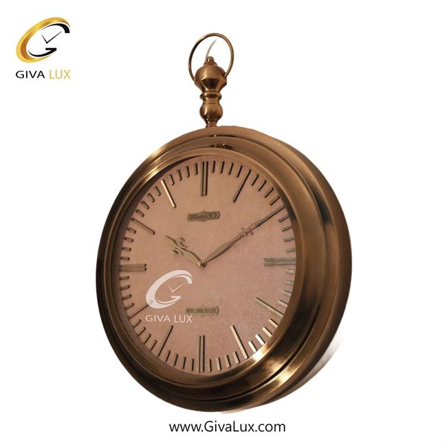 ساعت دیواری اورجینال بتیس آلیاژ فلزی طلایی| کد رفرنس 5030