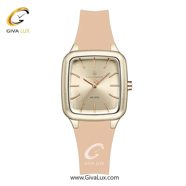 ساعت مچی اورجینال زنانه ناوی فورس|Naviforce|نوی فورس|نیوی فورس رزگلد | صورتی| رزگلد| کد رفرنس NF5055 RG/RG