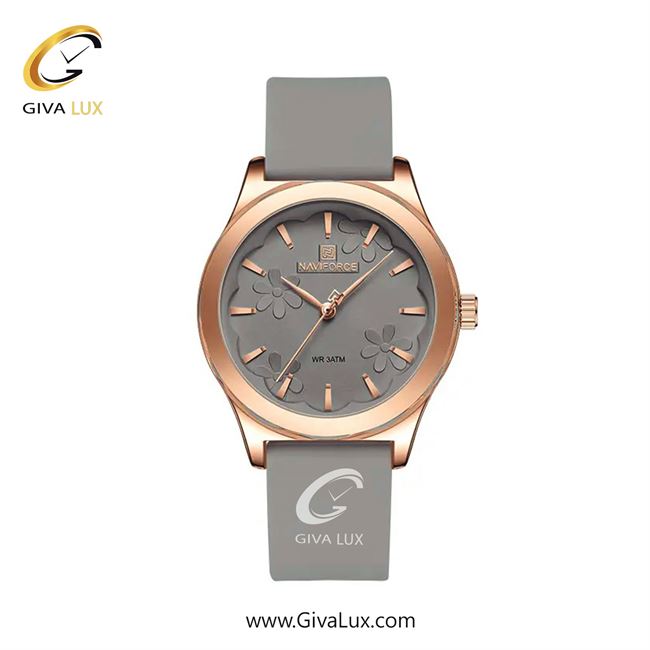 ساعت مچی اورجینال زنانه ناوی فورس|Naviforce|نوی فورس|نیوی فورس رزگلد | طوسی| طوسی| کد رفرنس NF5051 RG/GY/GY