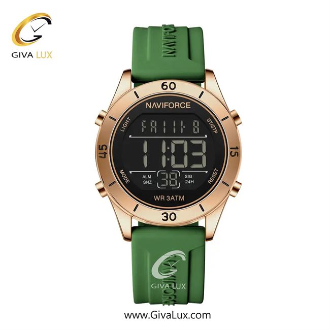 ساعت مچی اورجینال زنانه ناوی فورس|Naviforce|نوی فورس|نیوی فورس رزگلد | سبز| مشکی| کد رفرنس NF5054 RG/B/GN