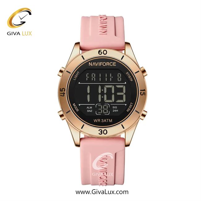 ساعت مچی اورجینال زنانه ناوی فورس|Naviforce|نوی فورس|نیوی فورس رزگلد | صورتی| مشکی| کد رفرنس NF5054 RG/B/P