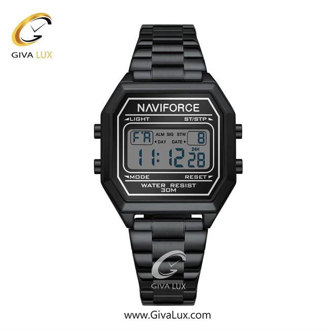 ساعت مچی اورجینال زنانه ناوی فورس|Naviforce|نوی فورس|نیوی فورس مشکی | مشکی| مشکی| کد رفرنس NF5063S B/B/B