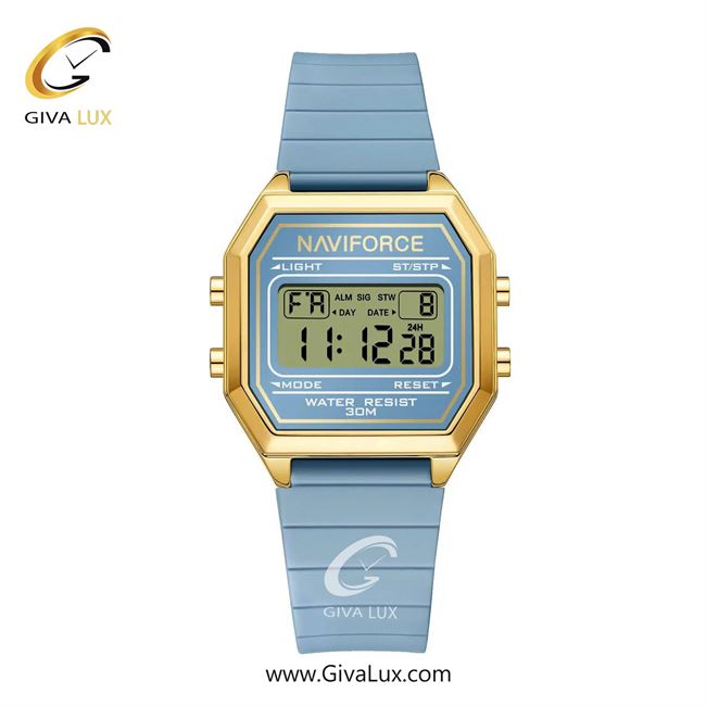 ساعت مچی اورجینال زنانه ناوی فورس|Naviforce|نوی فورس|نیوی فورس طلایی | آبی| آبی| کد رفرنس NF5063T G/BE/BE