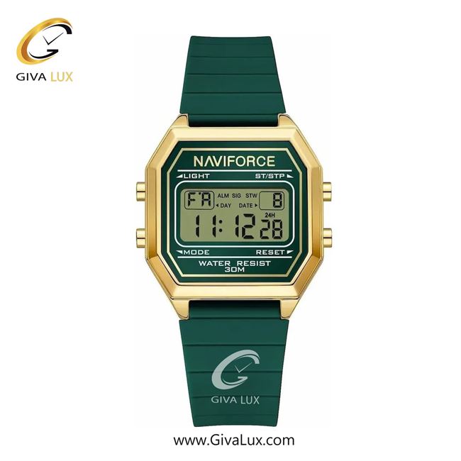 ساعت مچی اورجینال زنانه ناوی فورس|Naviforce|نوی فورس|نیوی فورس طلایی | سبز یشمی تیره| سبز یشمی تیره| کد رفرنس NF5063T G/GN/GN