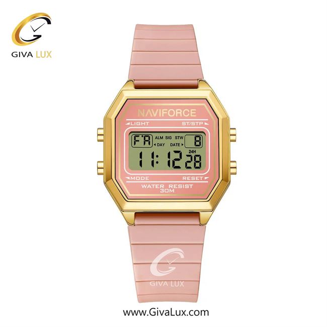 ساعت مچی اورجینال زنانه ناوی فورس|Naviforce|نوی فورس|نیوی فورس طلایی | صورتی| صورتی| کد رفرنس NF5063T G/P/P
