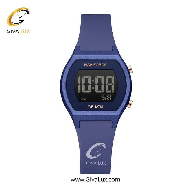 ساعت مچی اورجینال زنانه ناوی فورس|Naviforce|نوی فورس|نیوی فورس سرمه ای | سرمه ای| مشکی| کد رفرنس NF5064 BE/BE
