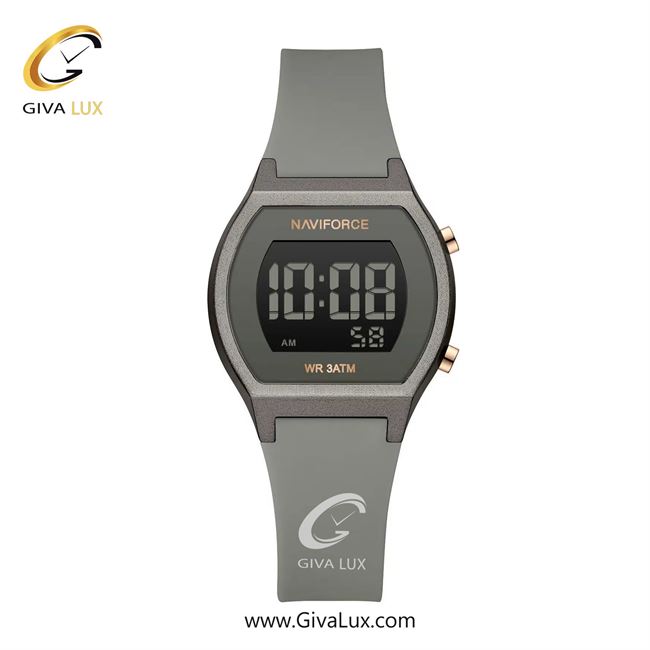 ساعت مچی اورجینال زنانه ناوی فورس|Naviforce|نوی فورس|نیوی فورس طوسی | طوسی| مشکی| کد رفرنس NF5064 C.GY/C.GY