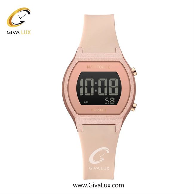 ساعت مچی اورجینال زنانه ناوی فورس|Naviforce|نوی فورس|نیوی فورس صورتی | صورتی| مشکی| کد رفرنس NF5064 CP/CP