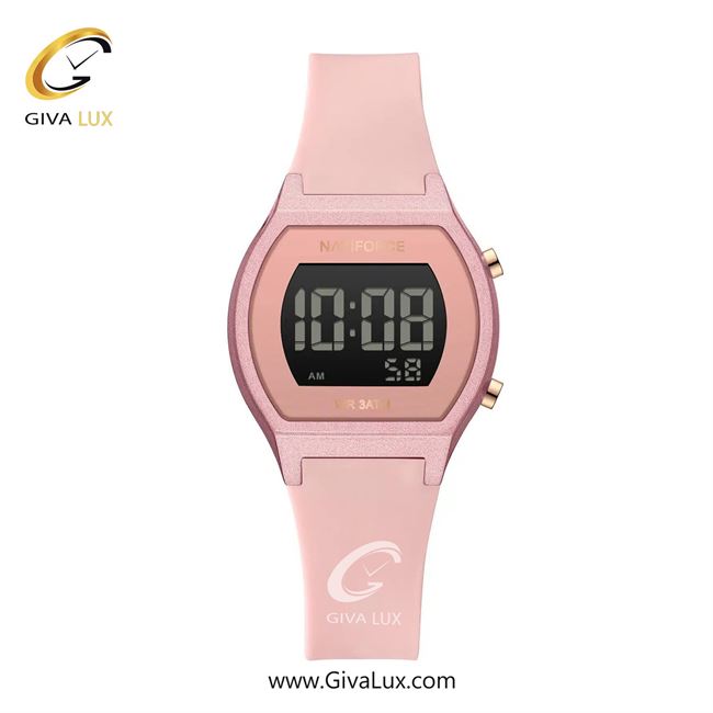 ساعت مچی اورجینال زنانه ناوی فورس|Naviforce|نوی فورس|نیوی فورس صورتی | صورتی| مشکی| کد رفرنس NF5064 P/P