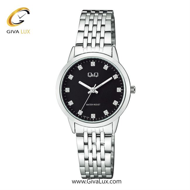 ساعت مچی اورجینال زنانه کیو اند کیو Q&Q نقره ای | نقره ای| مشکی| کد رفرنس QZ81J202Y