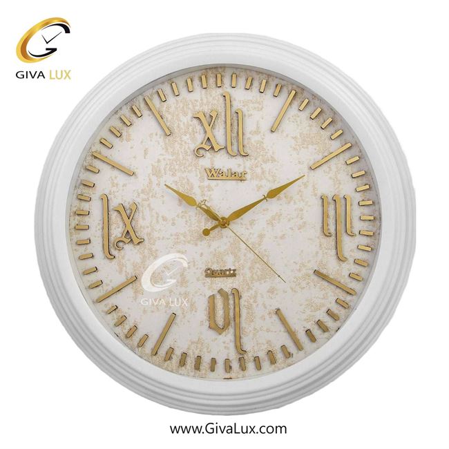 ساعت دیواری اورجینال والار PVC سفید| کد رفرنس 520
