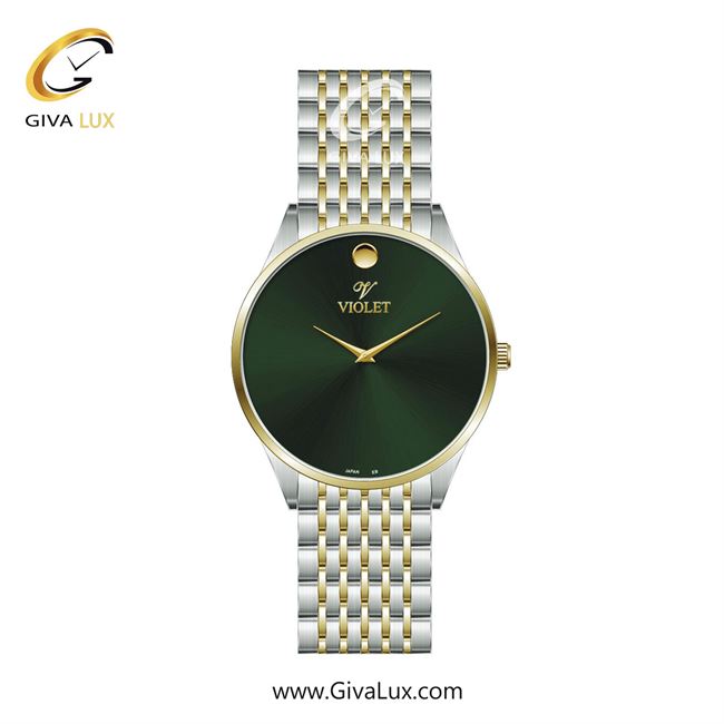 ساعت مچی اورجینال مردانه ویولت VIOLET طلایی-نقره ای | نقره ای-طلایی| سفید| کد رفرنس 0609/2