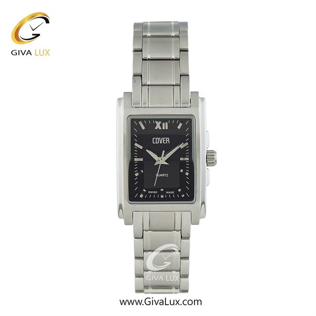 ساعت مچی اورجینال زنانه کاور نقره ای | نقره ای| مشکی| کد رفرنس CO54.ST1M