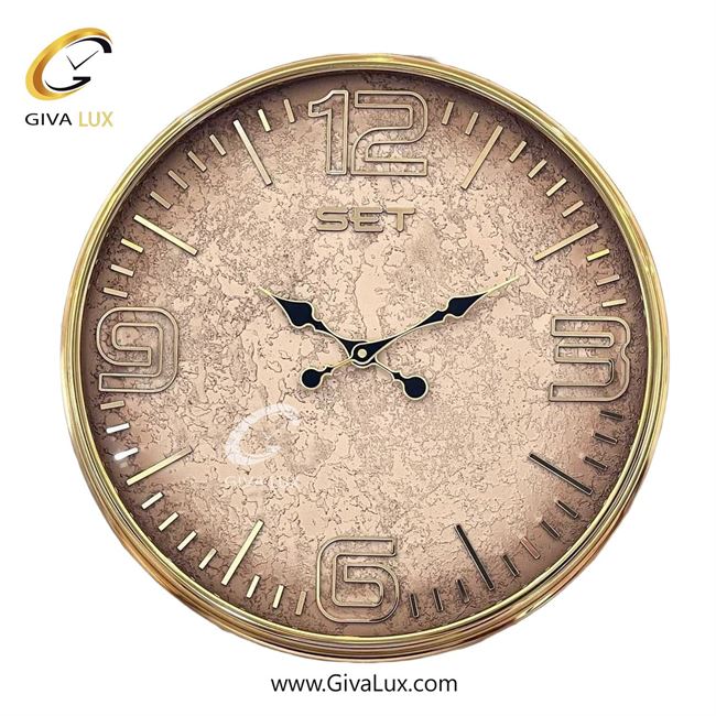 ساعت دیواری اورجینال ست آلیاژ فلزی طلایی| کد رفرنس X100