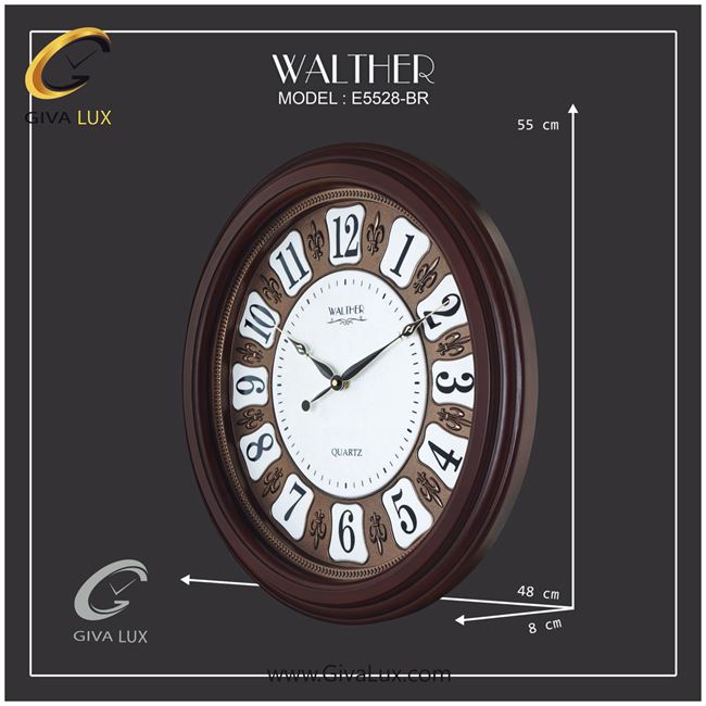 ساعت دیواری اورجینال والتر چوب قهوه ای| کد رفرنس 5528BR 5528-BR-2.jpg