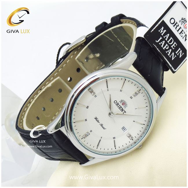 ساعت مردانه بند چرمی مشکی اورینت 