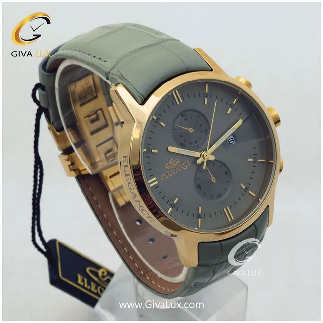 ساعت مچی طرح سه موتوره مردانه الگانس