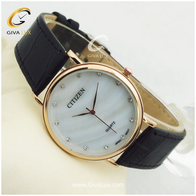 ساعت مچی مردانه بند چرمی سیتیزن