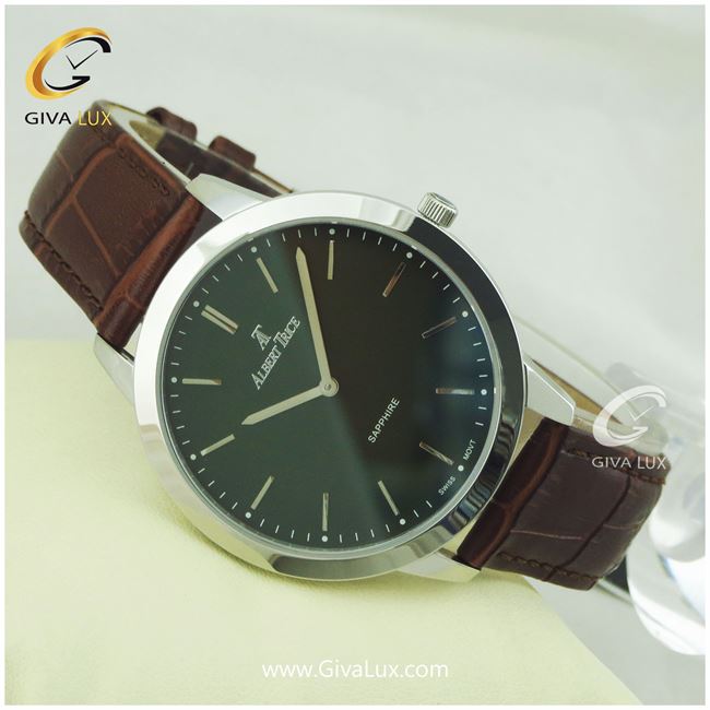 ساعت مچی مردانه بند چرمی آلبرت ترایس مدل AT20294