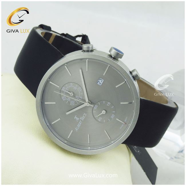 ساعت مچی مردانه سه موتوره بند چرمی آلبرت ترایس مدل AT20286