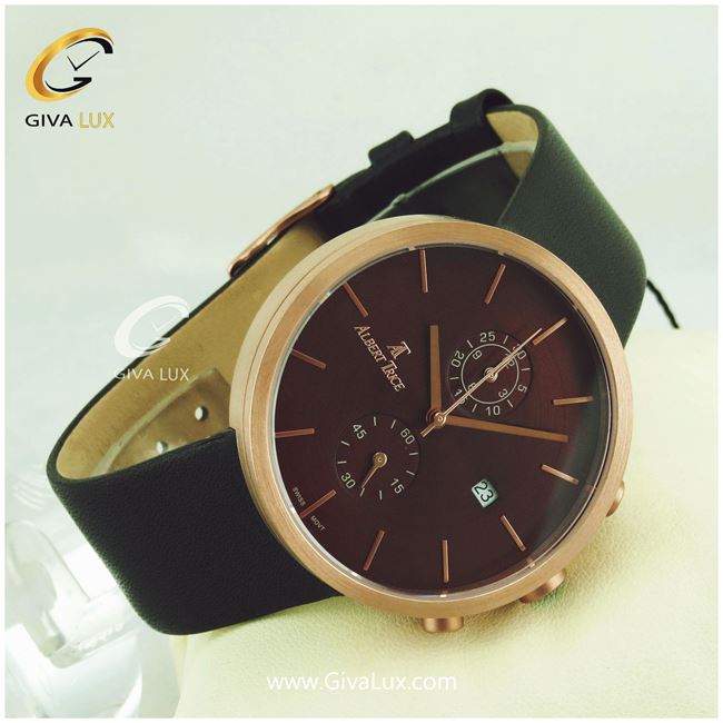 ساعت مچی مردانه بند چرمی آلبرت ترایس مدل AT20286