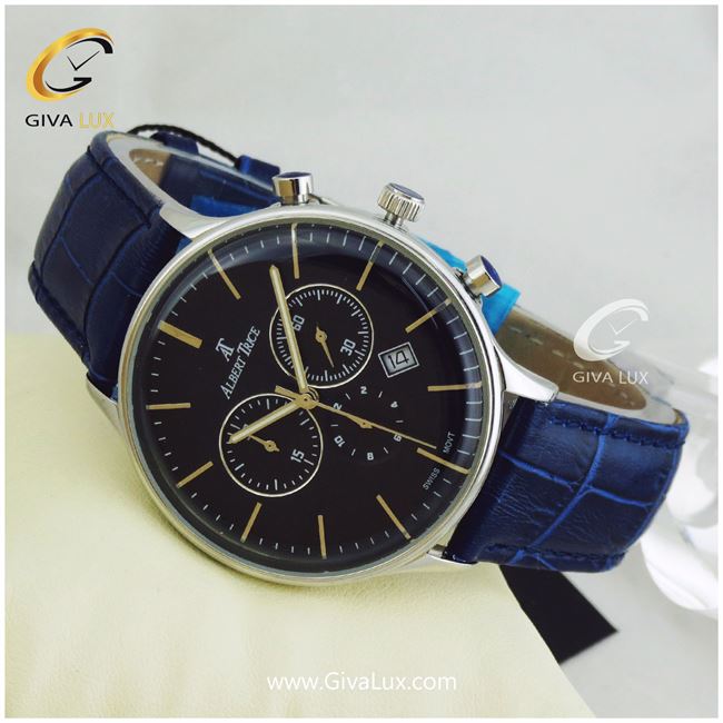 ساعت مچی مردانه بند چرمی سه موتوره آلبرت ترایس مدل AT20261