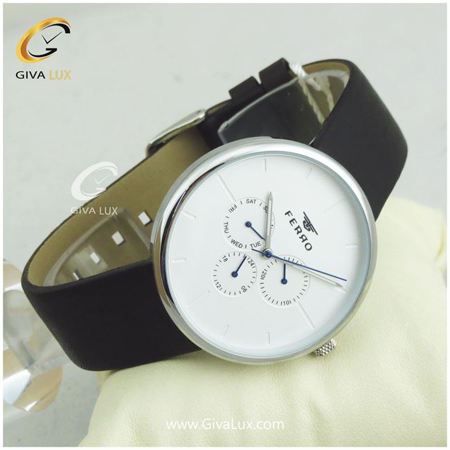 ساعت مچی اورجینال سه موتوره فرو FERRO مدل FM1844BWT