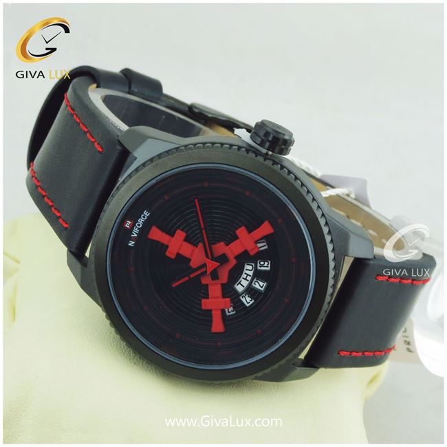 ساعت مردانه بند چرمی ناوی فورس مدل NF9156