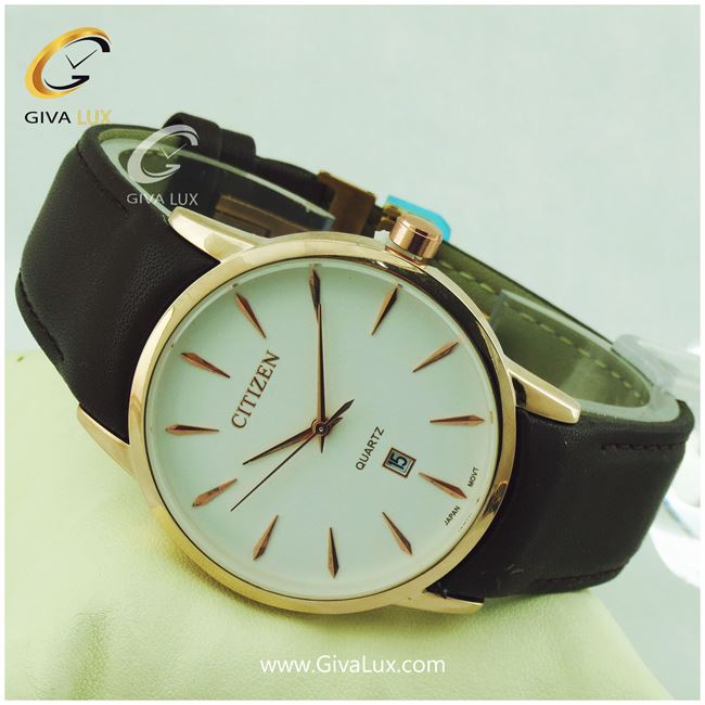 ساعت مچی مردانه سیتی زن با بند قهوه ای