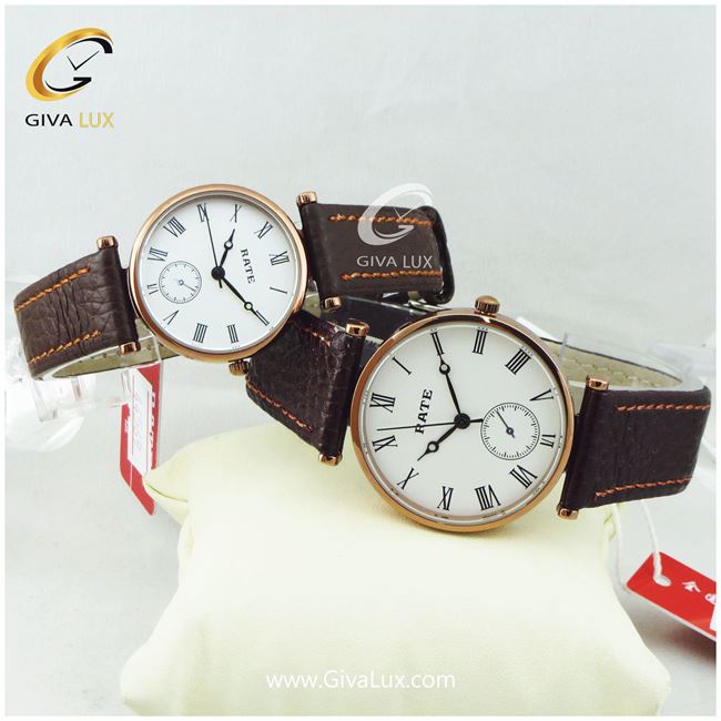 ساعت مچی اورجینال رِیت RATE رزگلد | قهوه ای| سفید|