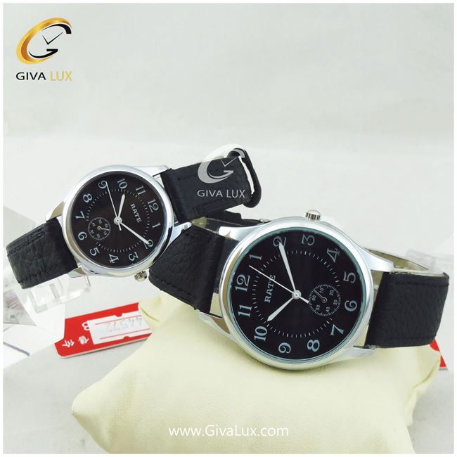 ساعت مچی اورجینال ست رِیت RATE نقره ای | مشکی| مشکی|