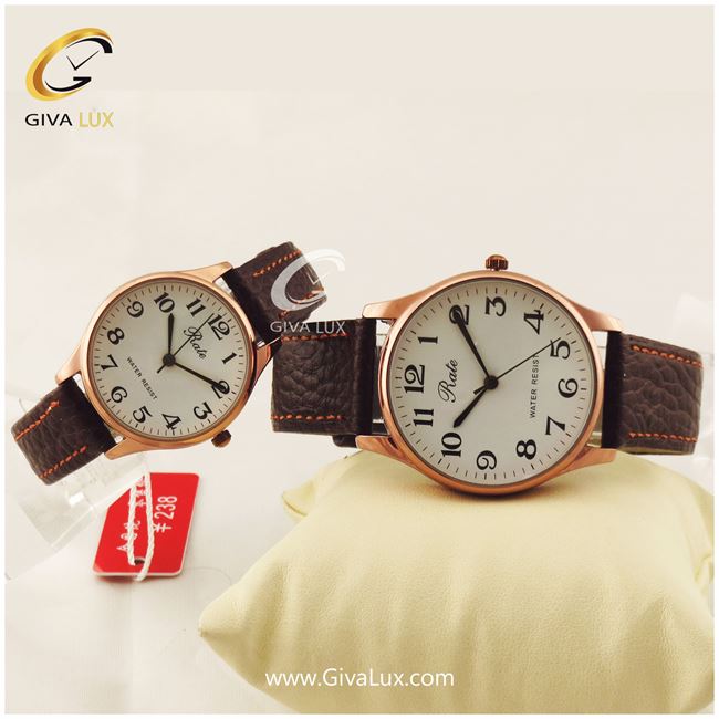 ساعت مچی اورجینال رِیت RATE رزگلد | قهوه ای| طلایی|