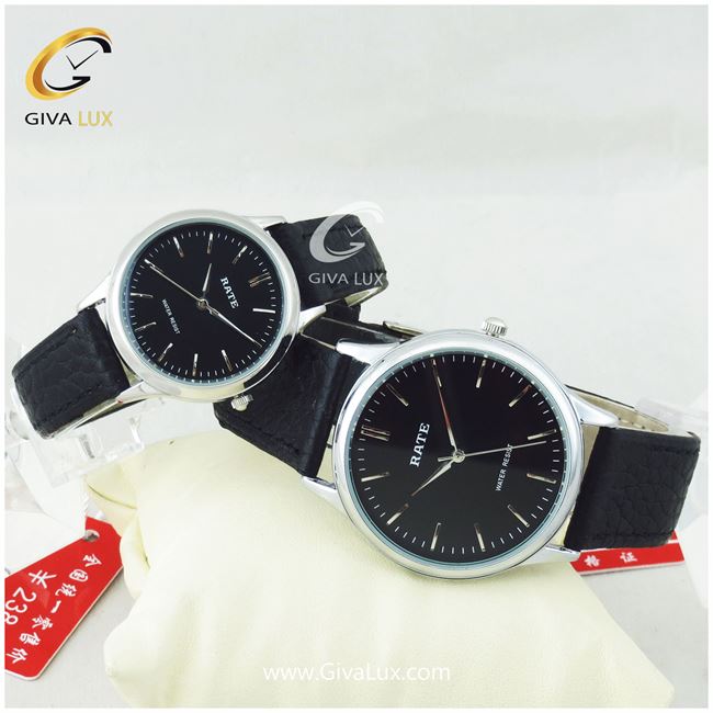ساعت مچی اورجینال رِیت RATE نقره ای | مشکی| مشکی|