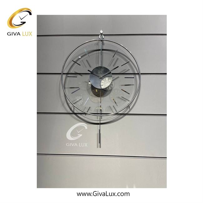 ساعت دیواری اورجینال بتیس آلیاژ فلزی نقره ای| کد رفرنس 5818