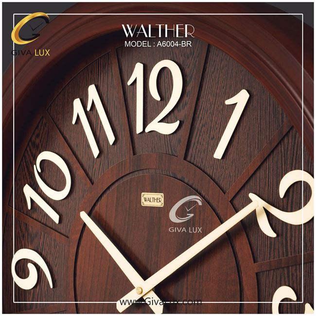 ساعت دیواری اورجینال والتر چوب قهوه ای| کد رفرنس 6004BR 6004-BR-1.jpg