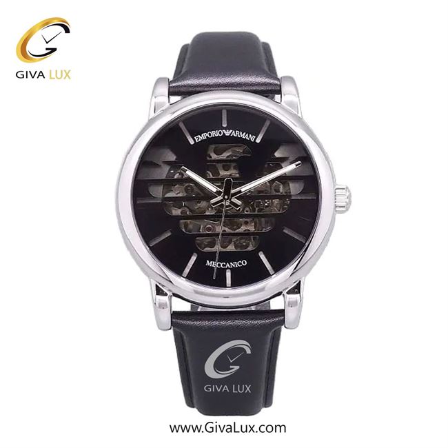 ساعت مچی اورجینال مردانه امپریو آرمانی نقره ای | مشکی| مشکی| کد رفرنس ar60040
