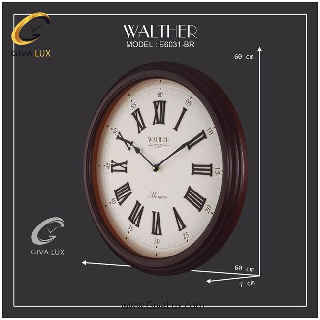 ساعت دیواری اورجینال والتر چوب قهوه ای| کد رفرنس 6031BR 6031-BR-2.jpg