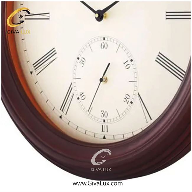 ساعت دیواری اورجینال والتر چوب قهوه ای| کد رفرنس 6039BR 6039-BR-1.jpg