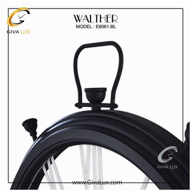 ساعت دیواری اورجینال والتر چوب-آلیاژ فلزی مشکی| کد رفرنس 6061BL 6061-BL-1.jpg