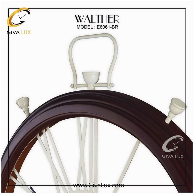 ساعت دیواری اورجینال والتر آلیاژ فلزی-چوب قهوه ای| کد رفرنس 6061BR 6061-BR-1.jpg