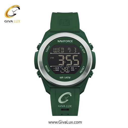 ساعت مچی اورجینال یونیسکس ناوی فورس|Naviforce|نوی فورس|نیوی فورس نقره ای | سبز| مشکی| کد رفرنس NF7111 GN/S/GN