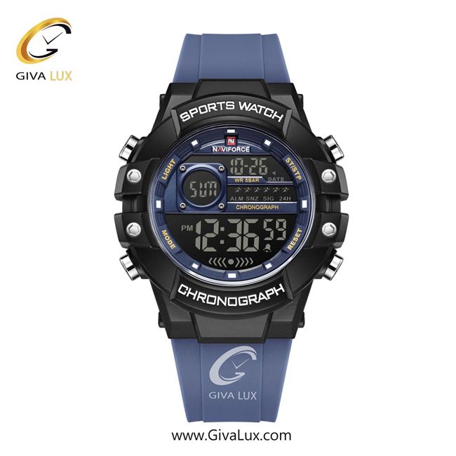 ساعت مچی اورجینال مردانه ناوی فورس|Naviforce|نوی فورس|نیوی فورس مشکی | سرمه ای| مشکی| کد رفرنس NF6102 B/BE/BE