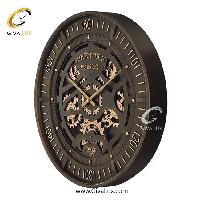 ساعت دیواری اورجینال والتر آلیاژ فلزی طلایی| کد رفرنس 5107 6105-1.jpg