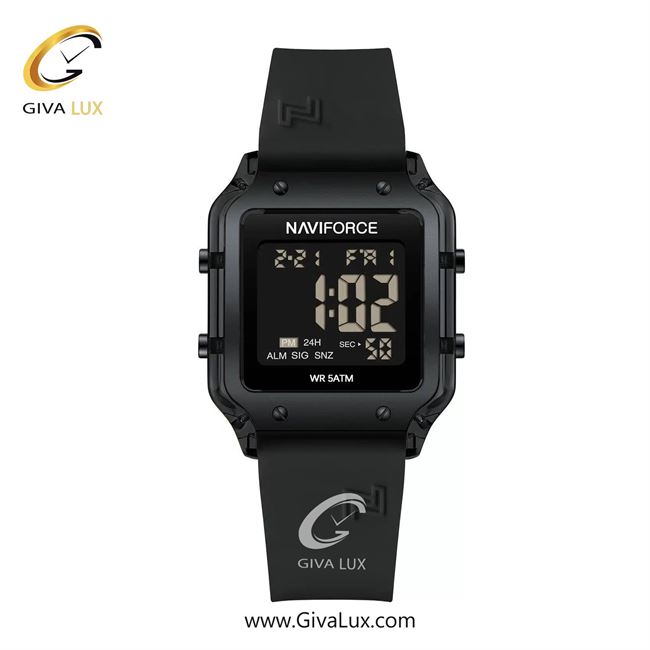 ساعت مچی اورجینال زنانه ناوی فورس|Naviforce|نوی فورس|نیوی فورس مشکی | مشکی| مشکی| کد رفرنس NF6105 B/B