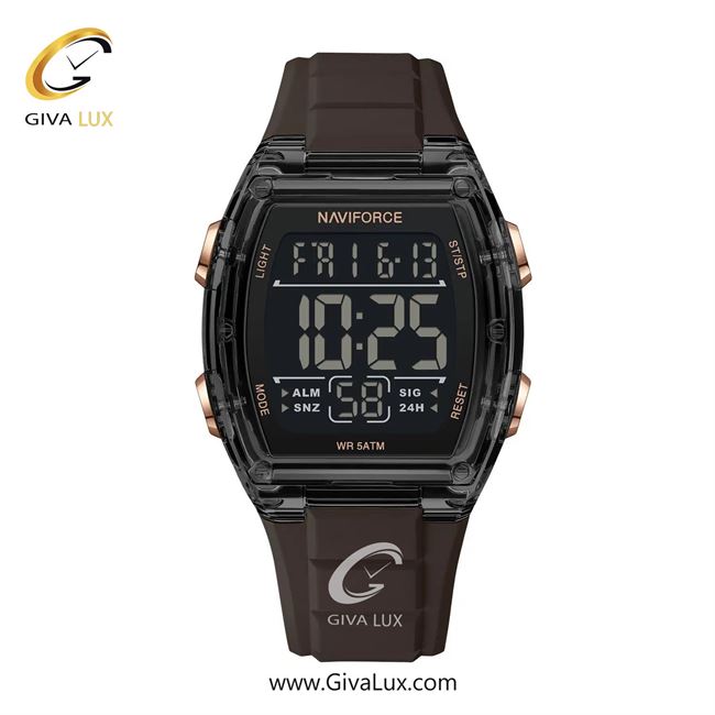 ساعت مچی اورجینال مردانه ناوی فورس|Naviforce|نوی فورس|نیوی فورس مشکی | کافی| مشکی| کد رفرنس NF6106 B/CE
