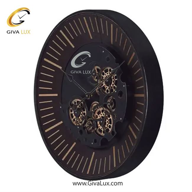 ساعت دیواری اورجینال والتر آلیاژ فلزی مشکی| کد رفرنس 6118 6119-1.jpg