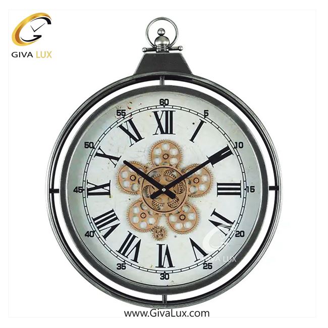 ساعت دیواری اورجینال والتر آلیاژ فلزی نقره ای| کد رفرنس 6121